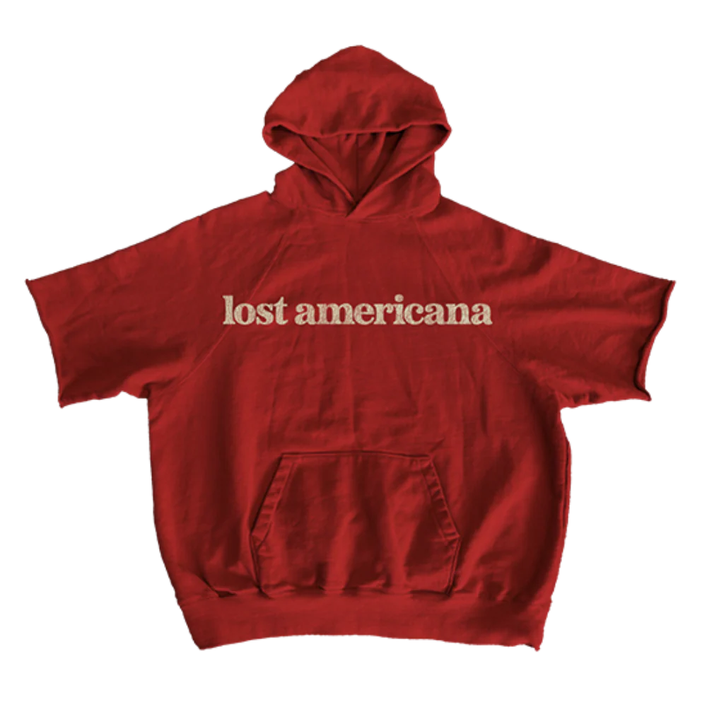 lost americana short sleeve hoodie - Image 2