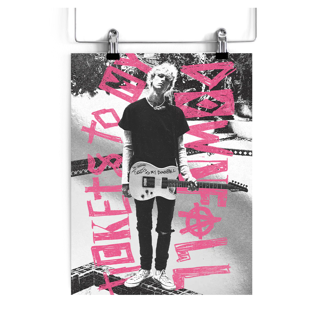 tickets anniversary reflective poster